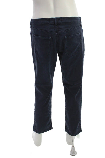 J Brand Mens Dark Blue Ankle Cropped Pants Size 32