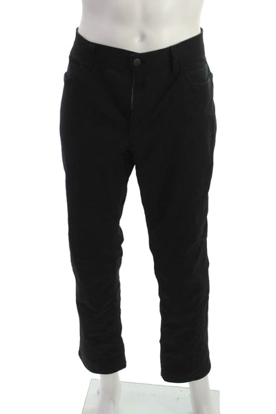 Calvin Klein Mens Cropped Ankle Black Pants Size 36