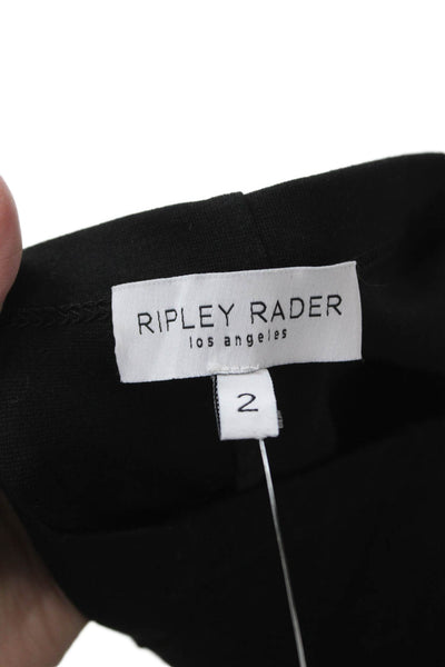 Ripley Rader Womens Ankle Cropped Pants Black Size 2
