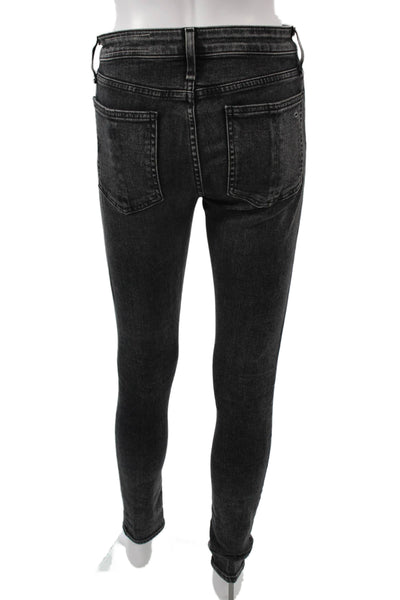 Rag & Bone Womens Black High Waist Skinny Jeans Size 25