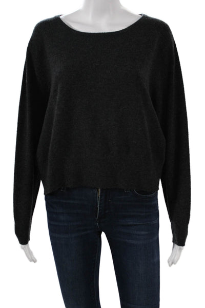 American Vintage Womens Dark Gray Pullover Sweater Long Sleeve Size XS