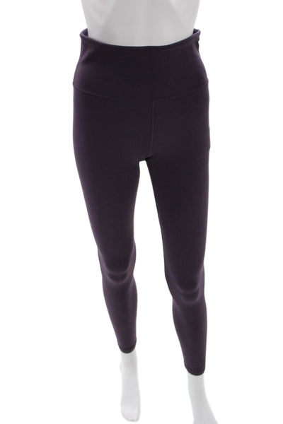 Athleta Womens Purple Ankle Leggings Petites Size S