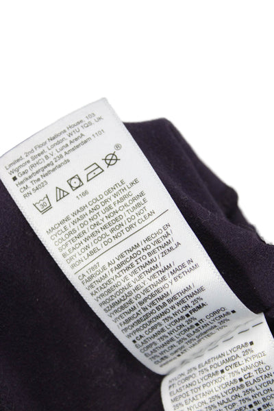 Athleta Womens Purple Ankle Leggings Petites Size S