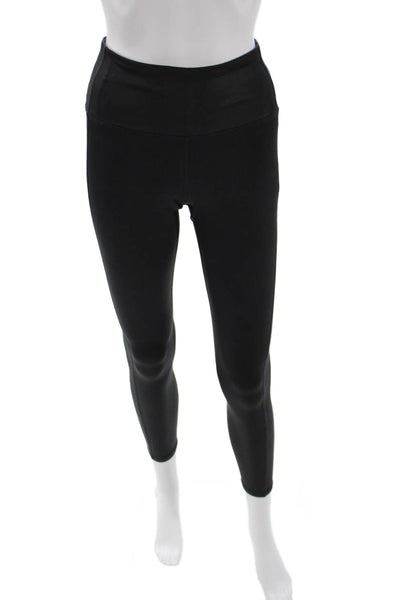 Athleta Womens Ankle Leggings Black 78% Polyester 22% Spandex Size XS