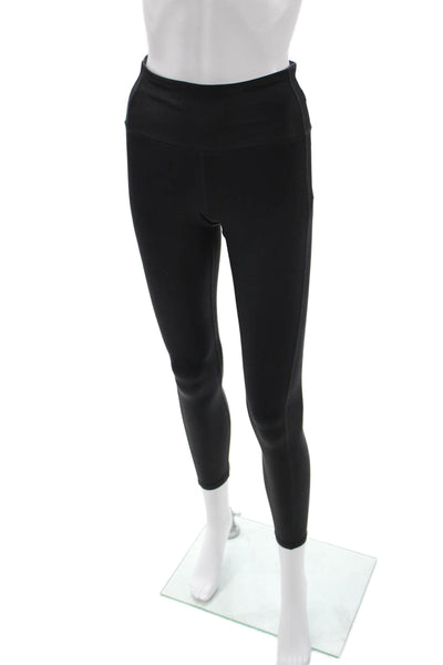 Athleta Womens Ankle Leggings Black 78% Polyester 22% Spandex Size XS