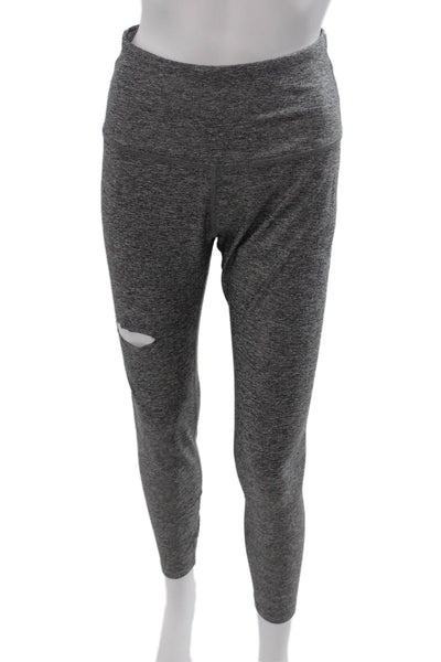 Beyond Yoga Women Ankle Leggings Gray Size L