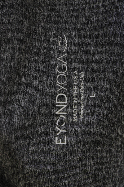 Beyond Yoga Women Ankle Leggings Gray Size L