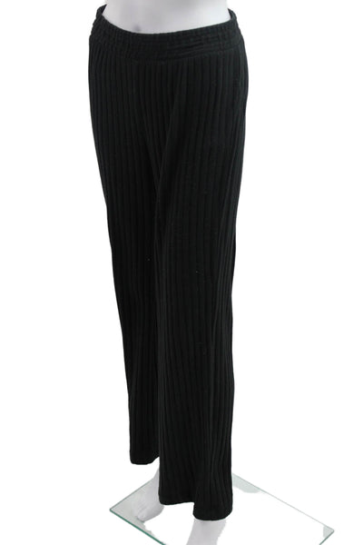 Z Supply Women Black Striped Sweatpants 95% Rayon 5% Spandex Size S