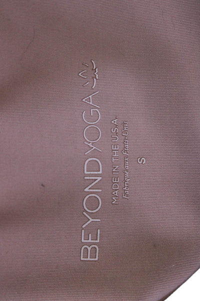 Beyond Yoga Womens Ankle Leggings Beige Size S