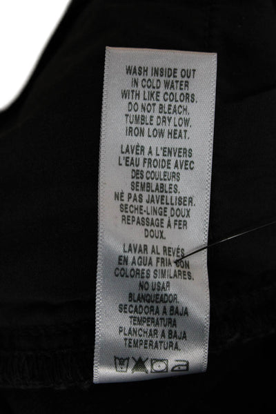 Frame Womens Skinny Cropped Black Jeans Mid Rise Size 29