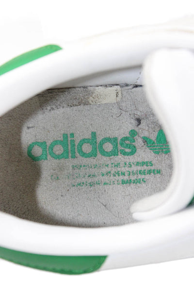 Adidas Stan Smith Mens Leather Lace-Up Casual Sneakers White Size 9.5