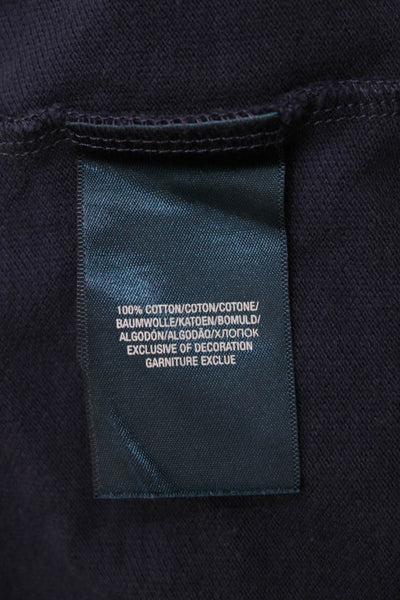 Polo Ralph Lauren Boys Cotton Long Sleeve Polo Shirt Navy Size XL (18-20)