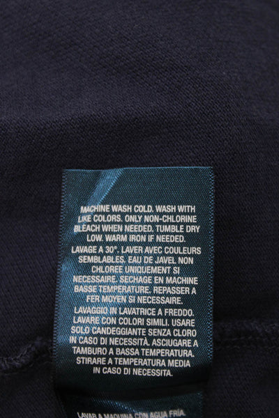 Polo Ralph Lauren Boys Cotton Long Sleeve Polo Shirt Navy Size XL (18-20)