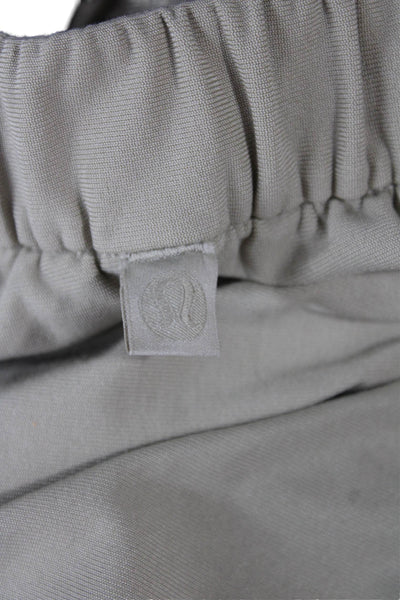 Lululemon Mens Beige Cropped Ankle Jogger Pants Polyester Drawstring Size XS