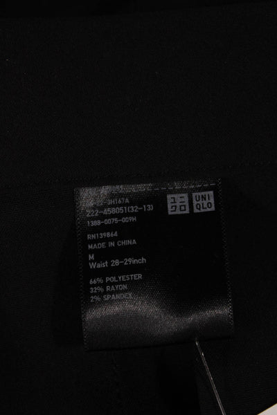 Uniqlo Women Pleated Skater Skort Short Black Size M