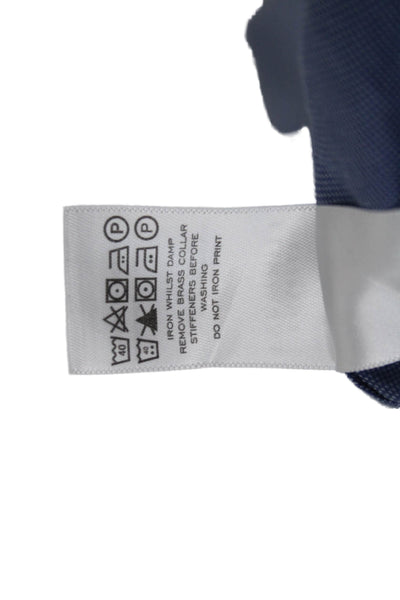 Charles Tyrwhitt Mens Dress Shirt Gray Cotton Point Collar Size 15.5