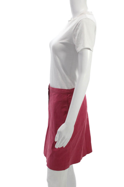 Chaiken Womens Red Straight Pencil Skirt Size 8