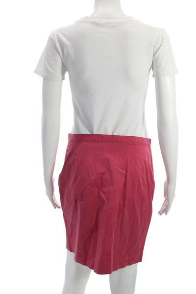 Chaiken Womens Red Straight Pencil Skirt Size 8