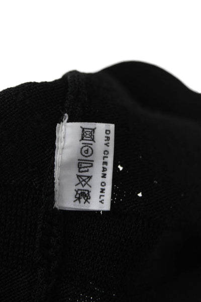 M. Patmos Women Fit & Flare Tank Dress Black Sleeveless Round Neck Size XS