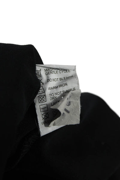 Bobby Jones Mens Collared Short Sleeve Button-Up Polo Shirt Black Size XL