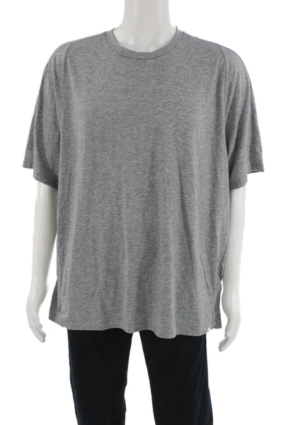 Ministry of Supply Mens Gray Merino T-Shirt Short Sleeve Size 2XL