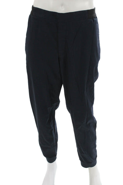 Kit And Ace Mens Jogger Pants Dark Blue Cotton Fall Inseam 32 Size 36