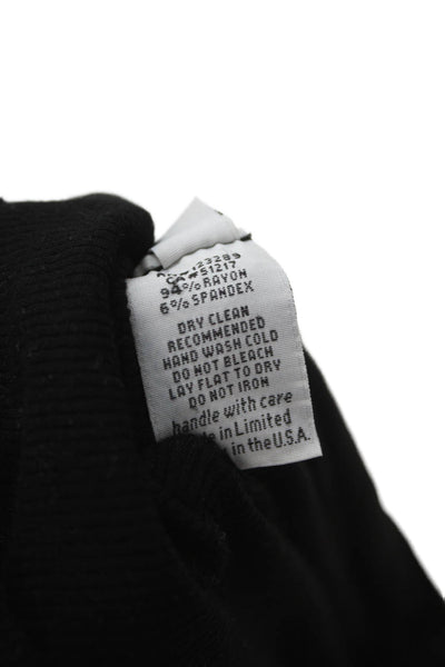 Michael Lauren Women Sheath Tank Dress Black Square Neck Sleeveless Size XS