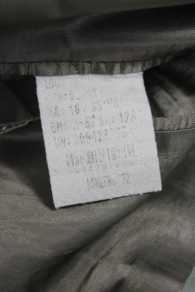 Lauren Ralph Lauren Mens Gray Wool Blend Suit Jacket Big Tall Button Size 40