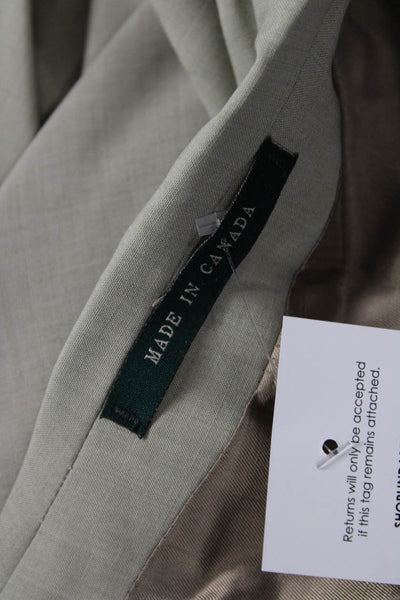 Lauren Ralph Lauren Mens Gray Wool Blend Suit Jacket Big Tall Button Size 40