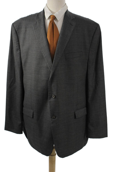 Lauren Ralph Lauren Mens Dark Gray Suit Jacket Big & Tall Size 48