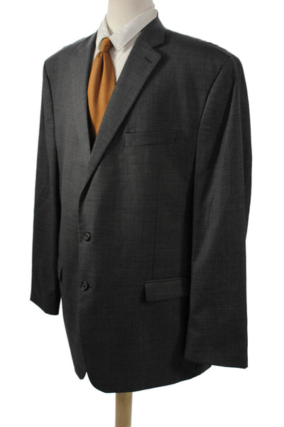 Lauren Ralph Lauren Mens Dark Gray Suit Jacket Big & Tall Size 48