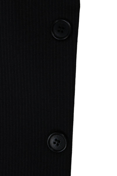 Trussini Mens Navy Striped 2 Piece Suit Jacket Size 52
