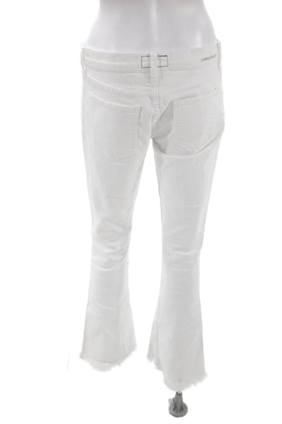 Current/Elliott Women Bootcut White Jeans Size 27