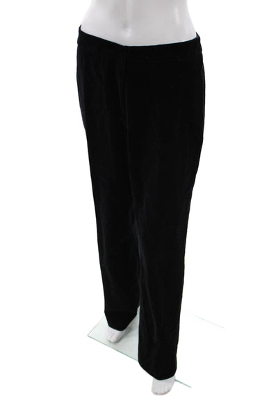 August Silk Women Dress Pants Black 98% Cotton 2% Spandex Size 8