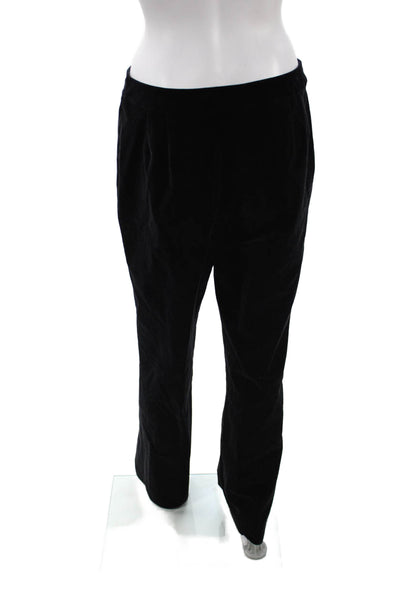 August Silk Women Dress Pants Black 98% Cotton 2% Spandex Size 8