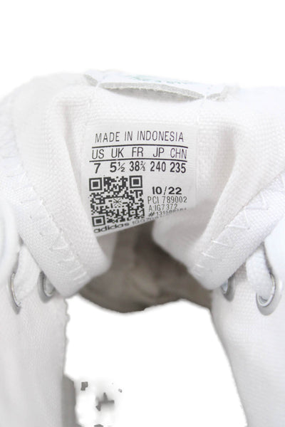 Adidas Womens Animal Print High Top Platform Sneakers Green Size 7