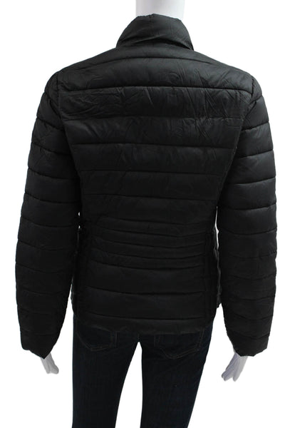 Love Tree Women Quilted Puffer Jacket Black Size M