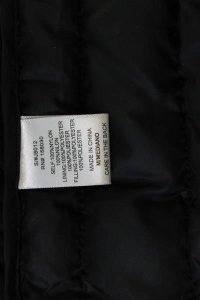 Love Tree Women Quilted Puffer Jacket Black Size M