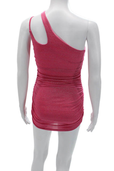 Superdown Women Bodycon Mini Dress Pink Size 2XS