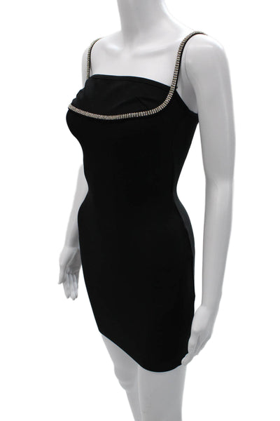 Superdown Women Bodycon Mini Dress Black Size 2XS