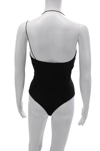 Alix Women Black Scoop Neck Sleeveless One Piece Beach Size XS