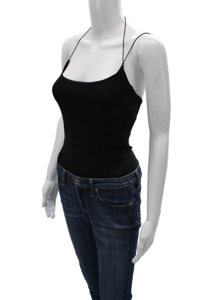 Alix Women Black Scoop Neck Sleeveless One Piece Beach Size XS