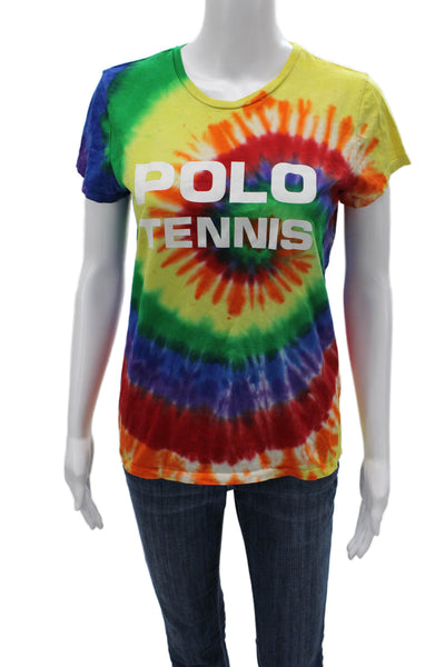Polo Ralph Lauren Women Multi-Color T-Shirt Short Sleeve Size S
