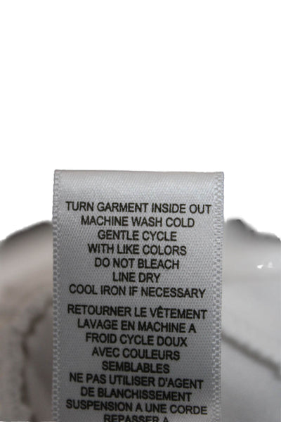 Splendid Women Cropped Pants White Viscose Solid Beach Size XS