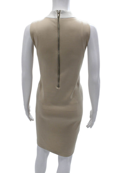 W118 By Walter Baker Womens White Shift Dress Knee-Length Size M