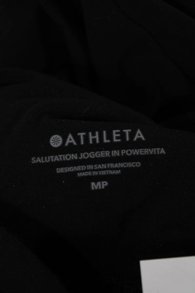 Athleta Women Jogger Pants Black Petites Size PM