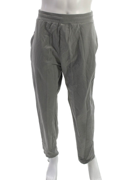 Public Rec Mens Jogger Sweatpants Gray Zip Size M