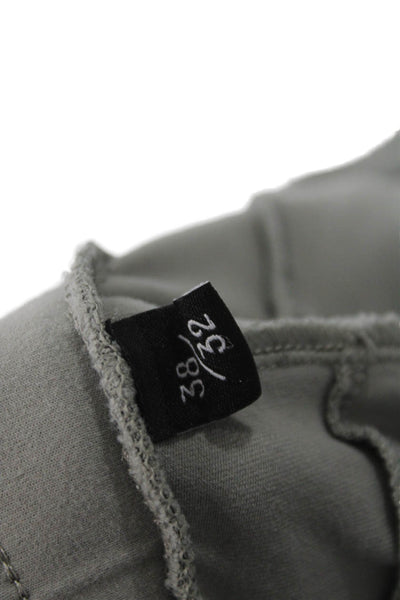 Public Rec Mens Jogger Sweatpants Gray Zip Size M