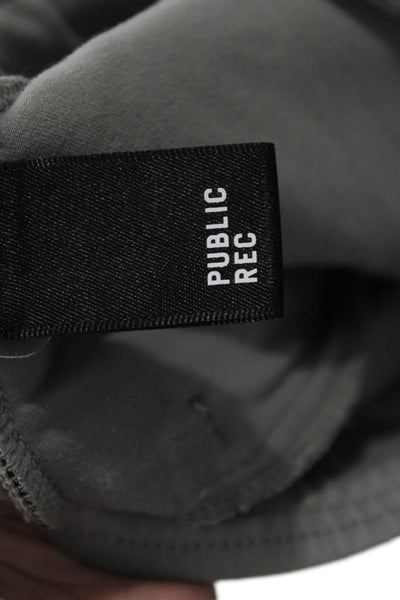 Public Rec Mens Jogger Sweatpants Gray Zip Size M