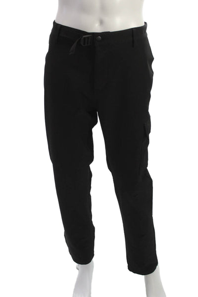 Nomad Mens Cargo Pants Black Army Buckle Size 38